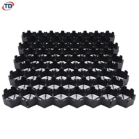 Pavé de parking HDPE nid d'abeille gravier grille d'herbe pour allée jardin route herbe gravier pour jardin
