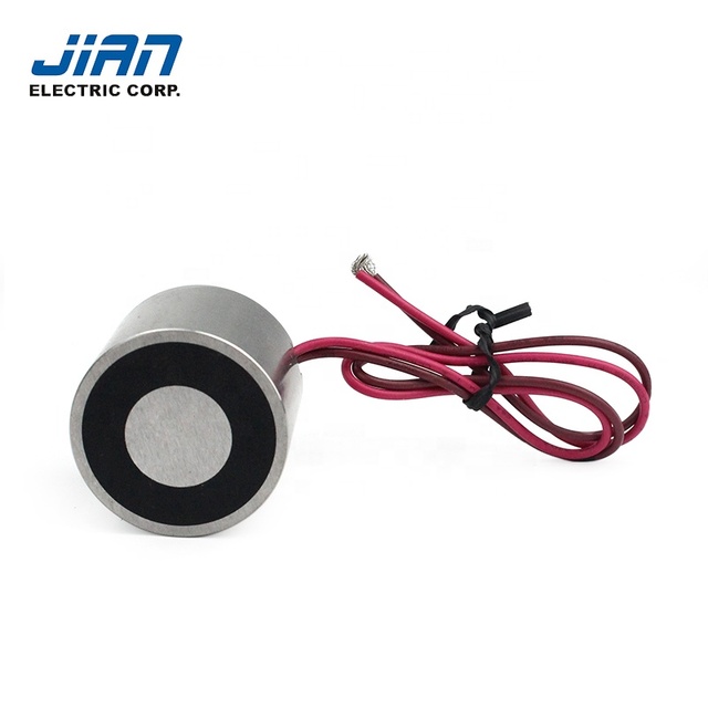 JSP-3529K 12Vdc Small Holding Electromagnet Lifting Electromagnet Round Mini Electromagnet