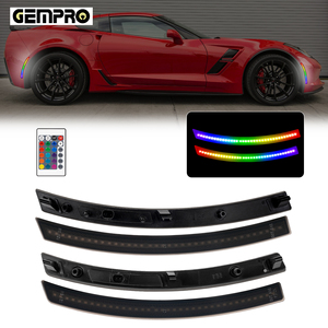 Bán Buôn Xe Phía Trước Phía Sau Bumper RGB LED Side Đánh Dấu Ánh Sáng Cho Chevrolet Corvette <span class=keywords><strong>C7</strong></span> 2014-2019 - Product Image 1