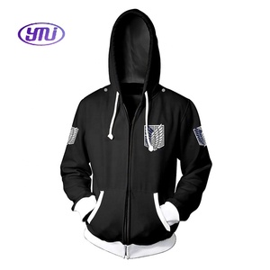 <span class=keywords><strong>Felpa</strong></span> con Cappuccio Costume Anime Unisex Stampa 3D <span class=keywords><strong>Felpa</strong></span> Cosplay L'Attacco dei Giganti - Product Image 5
