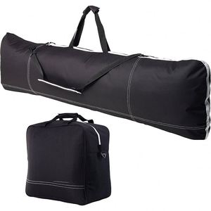Muestra gratuita: La mejor bolsa de esquí con ruedas y acolchado para esquí doble o individual, mochila con compartimentos separados - Product Image 1