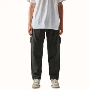 OEM men's cargo sweatsuits custom Wholesale men's goods jogging pants with multiple pockets