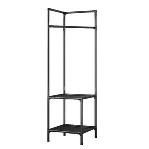 Perchero de esquina para dormitorio, armario colgante, perchero metálico multifunción, estante de almacenamiento de ropa de pie. - Product Image 2