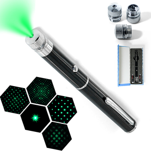 Bút con trỏ <span class=keywords><strong>laser</strong></span> màu xanh lá cây với ánh sáng <span class=keywords><strong>laser</strong></span> có độ chính xác cao bước sóng 515nm để sử dụng đường dài - Product Image 1