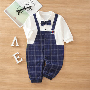 Mono de Algodón para Bebé Recién Nacido, Estilo Caballero, Manga Larga, Ropa de Otoño para Niños, en Oferta - Product Image 2