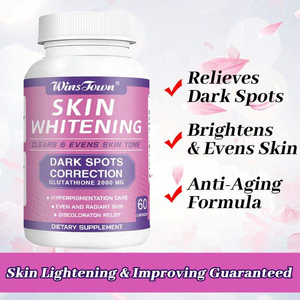 Private Label Gesunde Haut Aufhellende & Strahlende Kapseln für Erwachsene Frauen 60 Stück 2 Täglich Nicht für Schwangere - Product Image 6