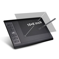 10moons G10 Grafik Yazı Tableti 10X6 İnç Öğretmenler İçin EMR Kalemli Grafik Tablet