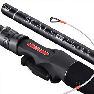 Canna da Pesca Professionale Gialla per <span class=keywords><strong>Pescatori</strong></span> 2.28m 2.35m con Punta ad Alta Sensibilità e Anelli Fuji per la Pesca a Spinning <span class=keywords><strong>di</strong></span> Carpe, Trote e Pesca in Mare da <span class=keywords><strong>Barca</strong></span> - Product Image 1