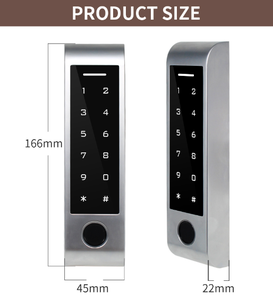Lecteur de cartes Bluetooth RFID EM/MF en gros pour usine, contrôle d'accès biométrique par empreinte digitale avec télécommande smartphone pour portail d'entrée - Product Image 6