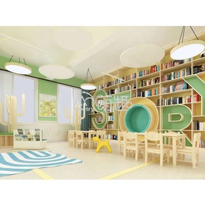 <span class=keywords><strong>Libreria</strong></span> per Bambini Moetry, <span class=keywords><strong>Design</strong></span> d'Interni, Scaffale in Legno a Forma di Lettera, Arredamento per Scuole e Librerie - Product Image 2