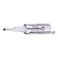 Herramienta de Cerrajería 2 en 1 Lishi TOY38R, Decodificador y Herramienta de Apertura para Llaves de Vehículos Daewoo y Zotye
