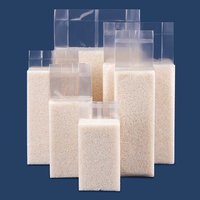 Emballage alimentaire personnalisé de qualité alimentaire sac de riz sous vide transparent de 5kg d'épaisseur