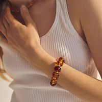 Bracelet ajustable multicolore en résine acrylique, perles cubiques, style bohème, cadeau, pour l'été, la plage, les vacances, style affirmé, épais, pour femme