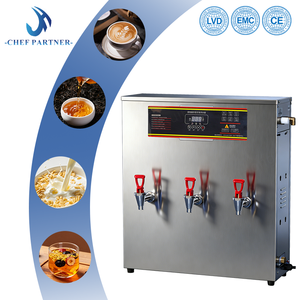 Trois robinets <span class=keywords><strong>d</strong></span>'eau chaude, capacité 35L, <span class=keywords><strong>d</strong></span>ébit 85L/H, distributeur sur pied/mural - Idéal pour les espaces publics et les entreprises - Product Image 2