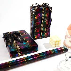 Wholesale High Quality Birthday Tissue Rolls Colorful <b>Gold</b> Packaging <b>Wrapping</b> <b>Paper</b> Roll Uperior Craftsmanship - Product Image 2