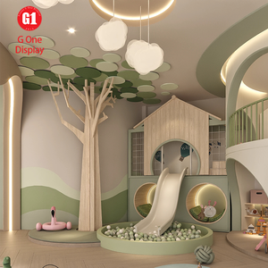 Design d'intérieur créatif pour restaurant pour enfants en bois, mobilier de terrain de jeux personnalisé, décoration de meubles pour enfants - Product Image 3