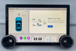 Radio de coche de 13,1 pulgadas para REPRODUCTOR DE <span class=keywords><strong>DVD</strong></span> Universal con Carplay y Android 2K pantalla táctil estéreo Pantalla de diamante perillas duales - Product Image 2