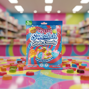 حلوى هايتيس بنكهات متنوعة على الطريقة السويدية، حلوى جيلي نباتية كلاسيكية على الطريقة السويدية - Product Image 1