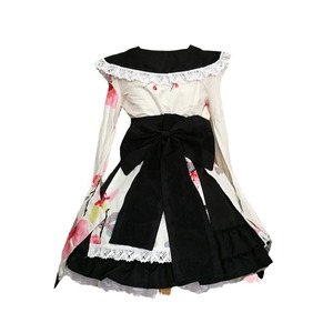 Cotton Kimono Cosplay Dress Pink Set Japanese Style Courtesan Lolita Costume Women's Anime Outfit - Product Image 5