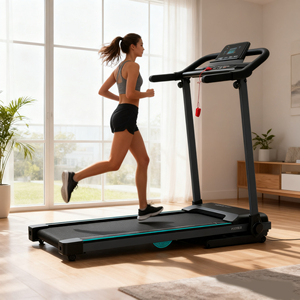 Max 120 Kg Người Dùng Nhà Thể Thao 12 Km/h 3.0HP Máy Chạy Bộ Chất Lượng Cao Có Thể Điều Chỉnh Tốc Độ Có Thể Gập Lại Điện Chạy Máy Màn Hình LED - Product Image 1