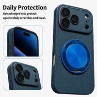 Coque de téléphone magnétique C0295 à texture délicate et design fin avec protection d'objectif pour iPhone 17 Air 16 15 14 13 12 11 18 Pro Max
