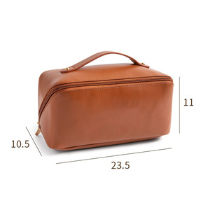 High Beauty <b>Pillow</b> Makeup Bag <b>Large</b> Capacity PU Leather Portable Makeup Bag Cosmetic Storage Bag Ins Style - Product Image 1
