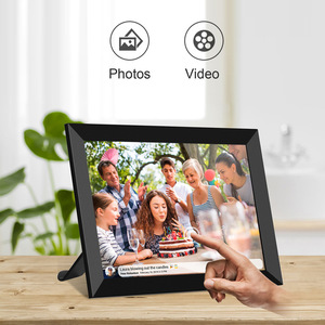Vente flash : Cadre photo <span class=keywords><strong>numérique</strong></span> WiFi 10,1 pouces avec rotation automatique du <span class=keywords><strong>portrait</strong></span>, album électronique intégré de 16 Go, lecture MP4 - Product Image 4