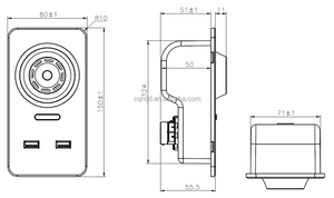 Luz de lectura LED para interiores de <span class=keywords><strong>tren</strong></span>, lado de <span class=keywords><strong>cama</strong></span>, para <span class=keywords><strong>coche</strong></span> dormido ferroviario - Product Image 6