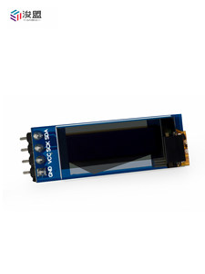 0.91B นิ้วโมดูลจอแสดงผล OLED อินเทอร์เฟซ I2C 128X32 SSD1306 สีฟ้า 3.3V หน้าจอ OLED สินค้ามาใหม่ - Product Image 4