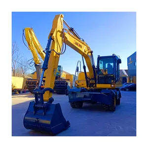 SZL160 wheeled excavator directly supplied by Shandong manufacturer in China has strong power, stability, and durability