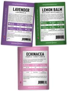 Kit de cultivo de hierbas de interior hidropónico y acuapónico con lavanda medicinal, manzanilla, bálsamo de limón, macetas y jardineras - Product Image 5