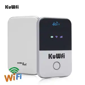 Yüksek hızlı cep wifi modem yönlendirici 2100mah unlocked mini mobil çift sim kart 4g lte hotspot