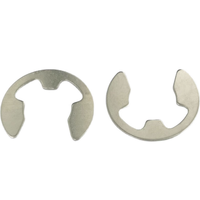 18-8 Stainless Steel SS316 A4-70 A4-80 SUS 304 ASTM B8M E Circlip Open Type Retaining Rings DIN 6799