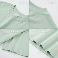 Kaos Oversize Pria 320 GSM, Berat, 100% Katun, Polos,  Polera Remera Camiseta Playera Hombre de Algodon