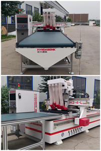 Trung Quốc Nhà máy <span class=keywords><strong>CNC</strong></span> làm tổ máy cho bảng điều khiển đồ nội thất Bốn đầu <span class=keywords><strong>CNC</strong></span> Khắc Máy <span class=keywords><strong>CNC</strong></span> Router máy với cấu trúc nặng - Product Image 3