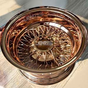Les roues à rayons de 13 "/14" peuvent être personnalisées avec des logos en or/argent/or rose. Garantie d'un an - Product Image 1