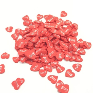 1kg/Sac – Vente en Gros Direct Usine – Accessoires et Patchs pour Ongles en Pâte Polymère à Motif Cœur Personnalisable – Tranches de Pâte Polymère - Product Image 1