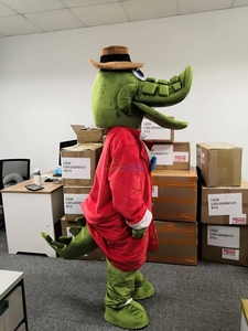 Costume de mascotte de <span class=keywords><strong>crocodile</strong></span> en peluche amusant de haute qualité, personnage de dessin animé, costume de <span class=keywords><strong>crocodile</strong></span> pour adulte à vendre - Product Image 4
