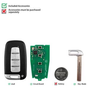 <span class=keywords><strong>Clé</strong></span> télécommande universelle intelligente KEYDIY KD ZB04-<span class=keywords><strong>4</strong></span> (emplacement droit) 3+1 boutons pour Hyundai - Product Image 2