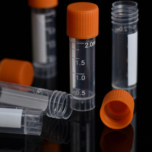 <b>Plastic</b> Cryopreservation <b>Tubes</b> 1.8 2Ml Flat Bottom Polypropylene Sample <b>Tube</b> For Lab Use - Product Image 1