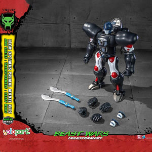 YOLOPARK <span class=keywords><strong>Transformers</strong></span> Serie AMK - <span class=keywords><strong>Beast</strong></span> War - Gorilla Captain, Kit de Modelo Preensamblado, Modelo de Aleación Fundida a Presión, 18 cm de Alto, DIY - Product Image 6