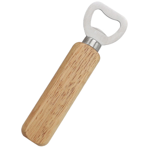 Tùy chỉnh thiết kế bằng gỗ Beer Bottle Opener với Laser khắc sồi và tre xử lý - Product Image 3