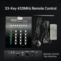 Gelang LED Bercahaya dengan Kontrol Remote DMX Logo Kustom, Dapat Diisi Ulang via USB untuk Acara, Olahraga, Pesta, Konser