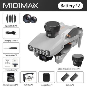 โดรน M101 Max พร้อมกิมบอล 3 แกน โดรนเฮกซาคอปเตอร์สำหรับใช้งานกลางแจ้ง ซูม 50 เท่า ถ่ายภาพด้วยท่าทาง โดรนเซลฟี่แบบควอดคอปเตอร์ - Product Image 6