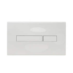 Placa ondulada para cisterna Lola con válvula de descarga integrada, blanca, 80x160mm - Product Image 1