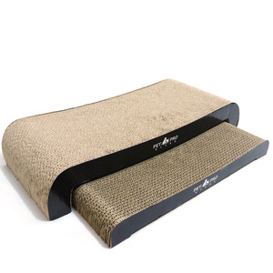 Tabla rascadora para gatos Pet Pro, 50x22x9cm, papel corrugado, resistente al desgaste, para afilar las garras - Product Image 5