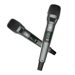 Shidu S13 UHF อีควอไลเซอร์ไมโครโฟนไร้สาย1ช่อง XLR & 6.35รองรับการปรับเสียงสะท้อนล่าช้าเบสกลางเสียงแหลม - Product Image 2