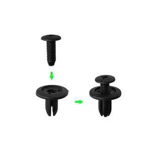 Clips de guardabarros para coche Wuling C05, sujetadores de nailon para piezas de repuesto y reparación Rongguang Hongguang - Product Image 1