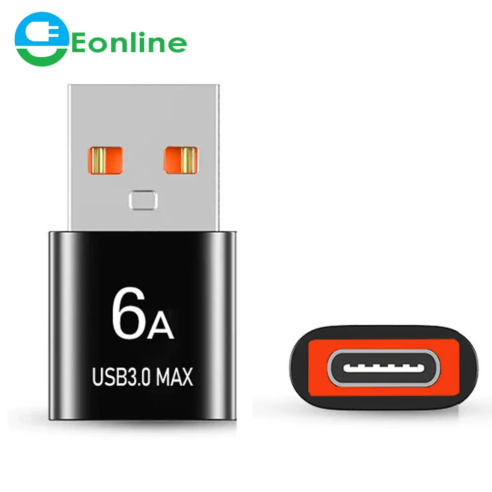 EONLINE Adaptor OTG tipe C, konverter USB-C Adaptor OTG Tipe C betina ke USB A Male untuk Macbook Xiaomi Samsung Oneplus Adaptor konektor kabel