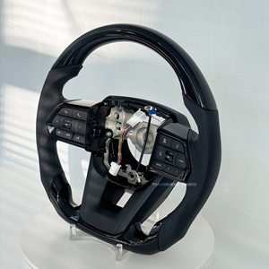 Volante Deportivo Toyota Wood <span class=keywords><strong>Gr</strong></span> para Land Cruiser Serie 79 80 100, Prado 120 150, Yaris, Tacoma A90, Supra, 4Runner, Mark X, <span class=keywords><strong>Chr</strong></span> - Product Image 5